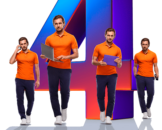 Великолепная четверка Ростелеком в деревня Карелкино (Орловская область)